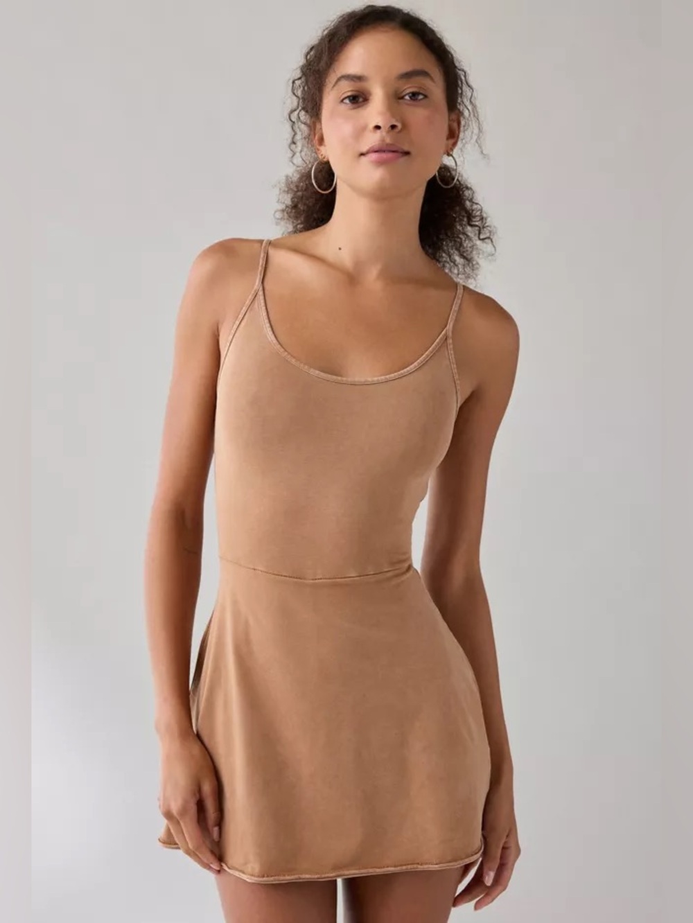 Urban Outfitters Kenny Knit Fit and Flare Romper Dress